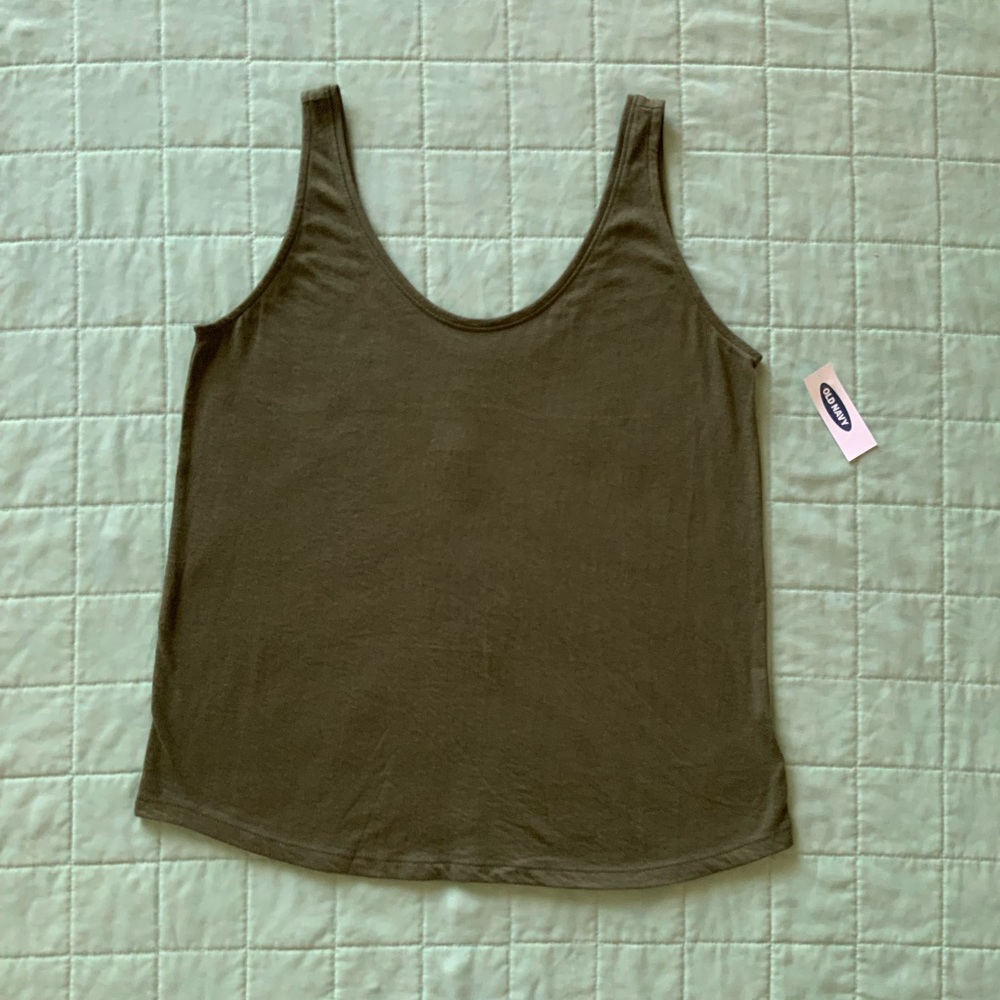 NWT old navy green tank top